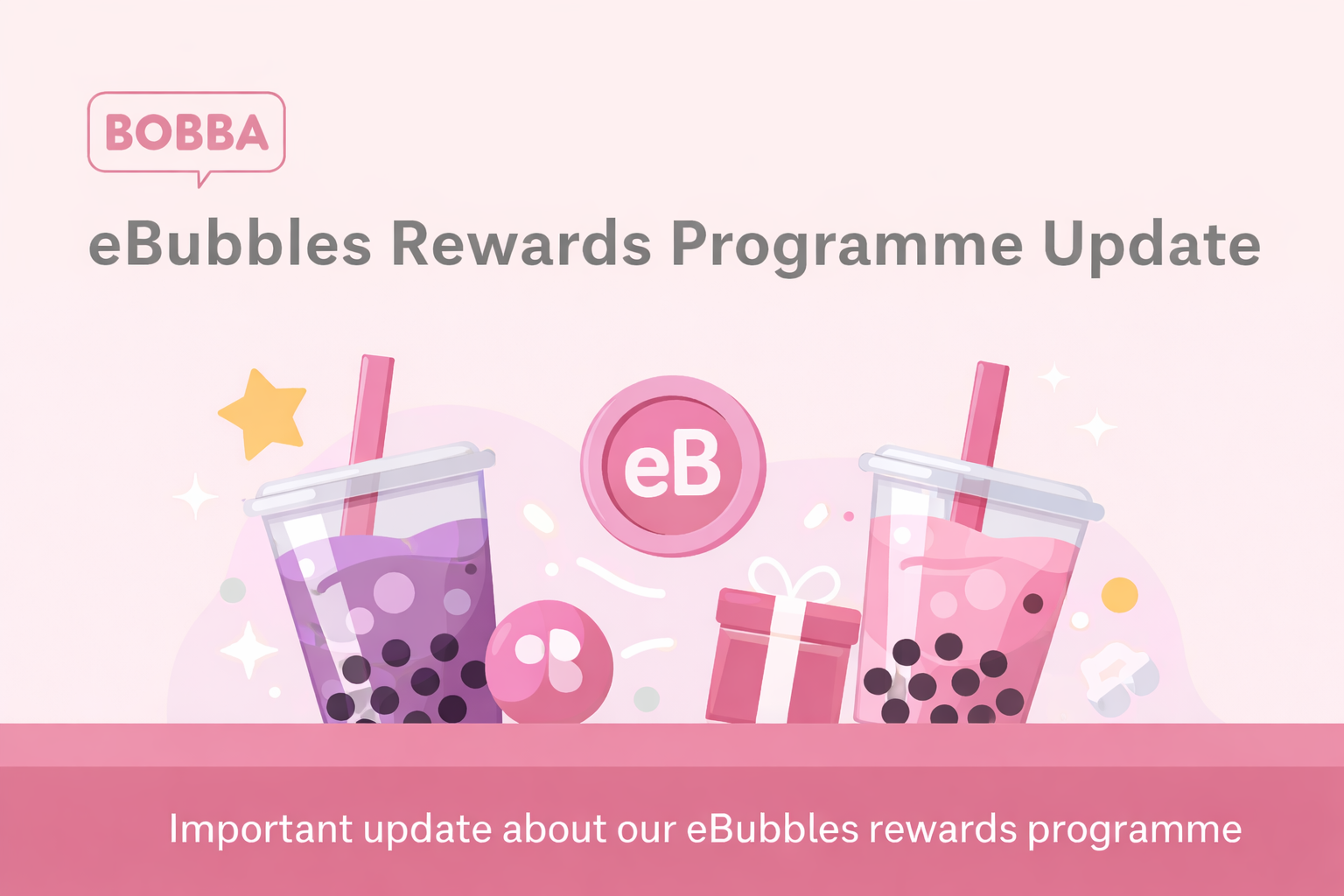 An Update on the eBubbles Rewards Programme