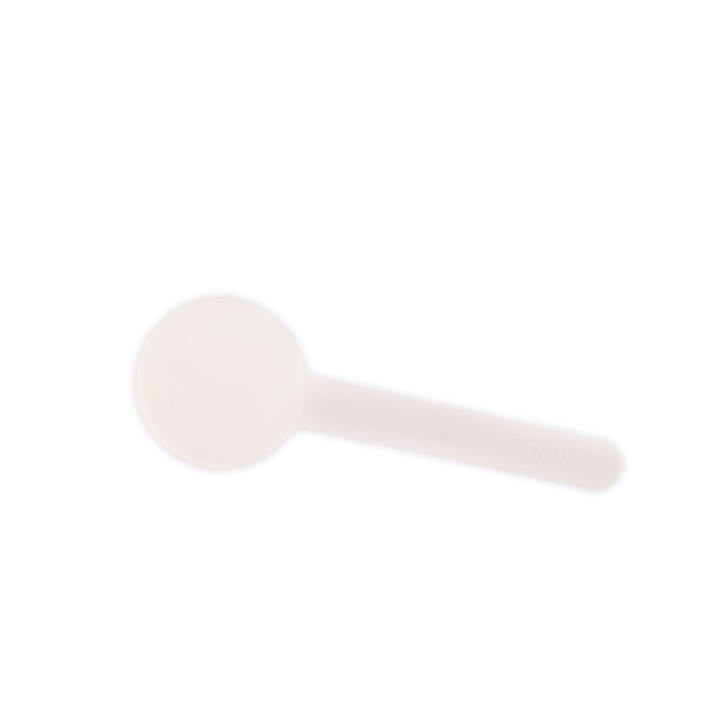 Isipuni sempuphu yepulasitiki emhlophe engu-25ml