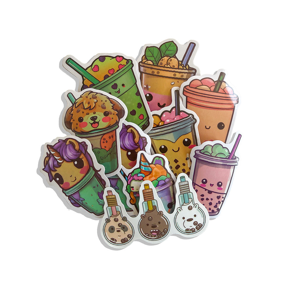 Vinyl Boba Sticker