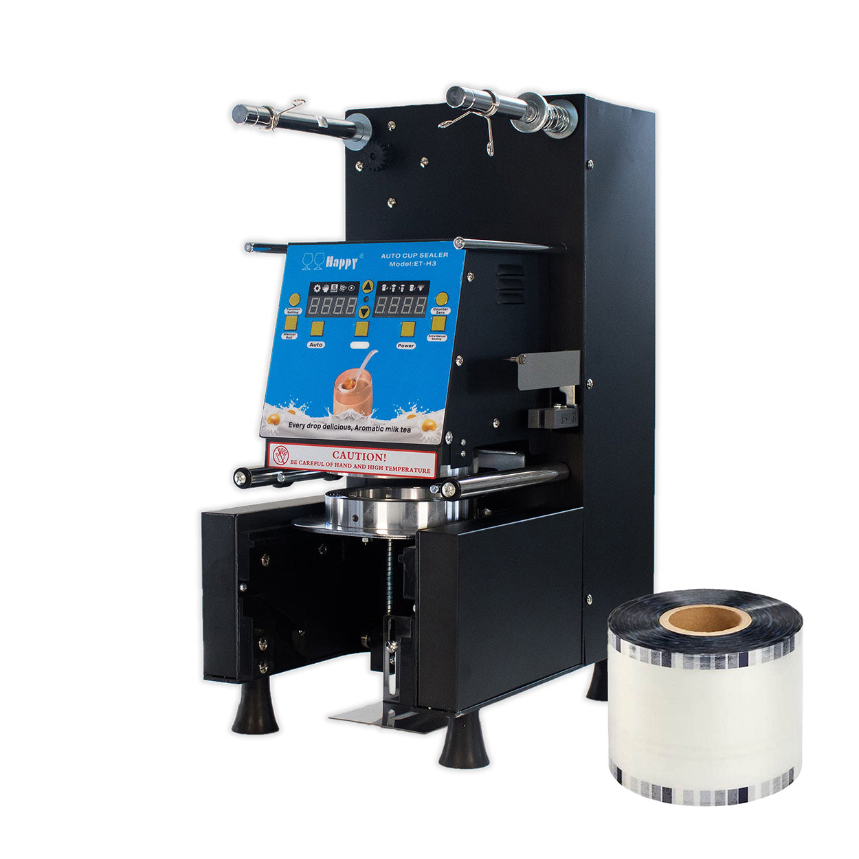 Fully Automatic Cup Sealing Machine with Sealing Film