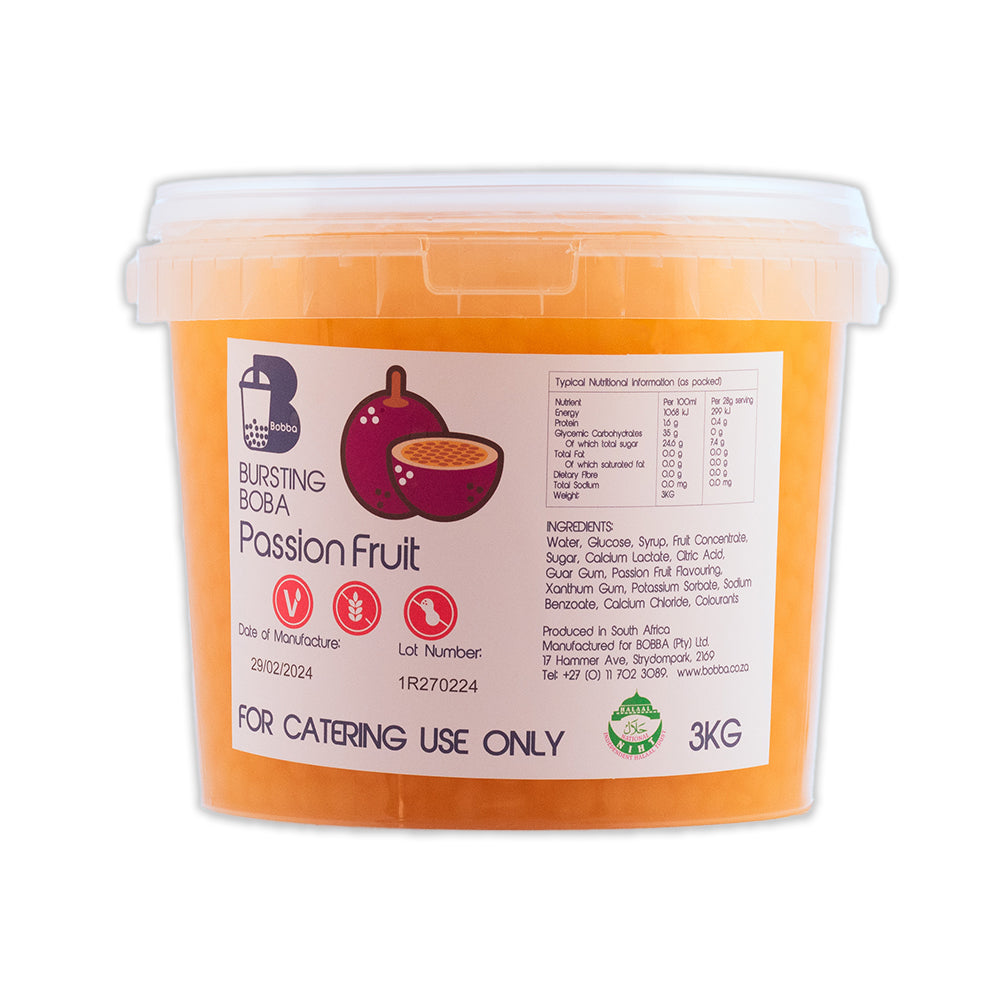 Passion Fruit Bursting Boba