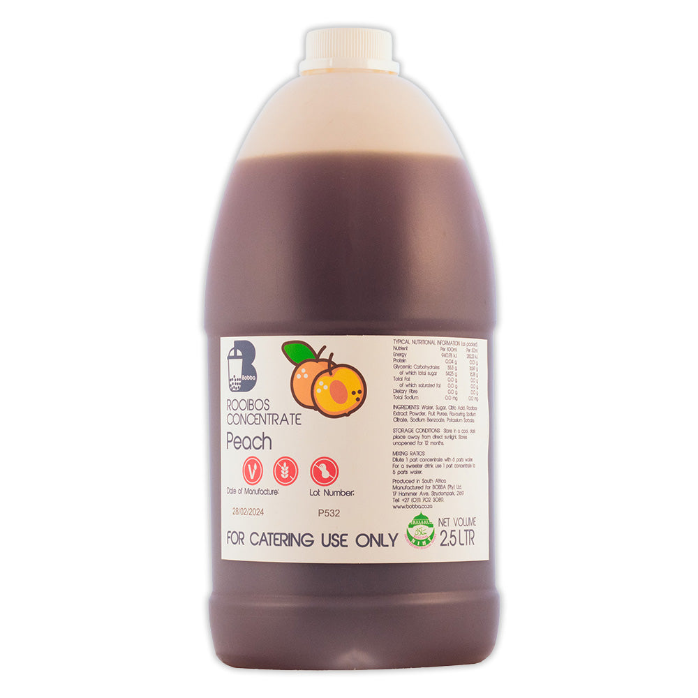 Peach Rooibos Iced Tea Concentrate