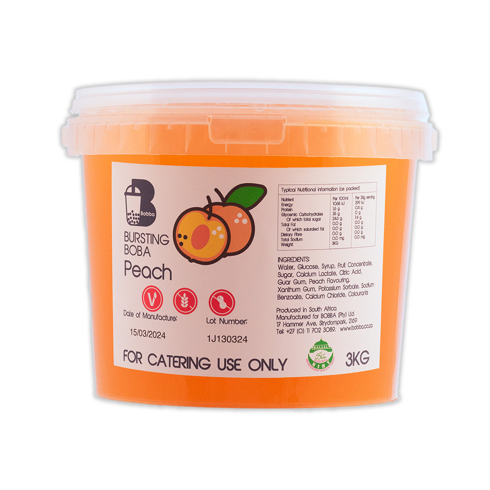 Peach Bursting Boba