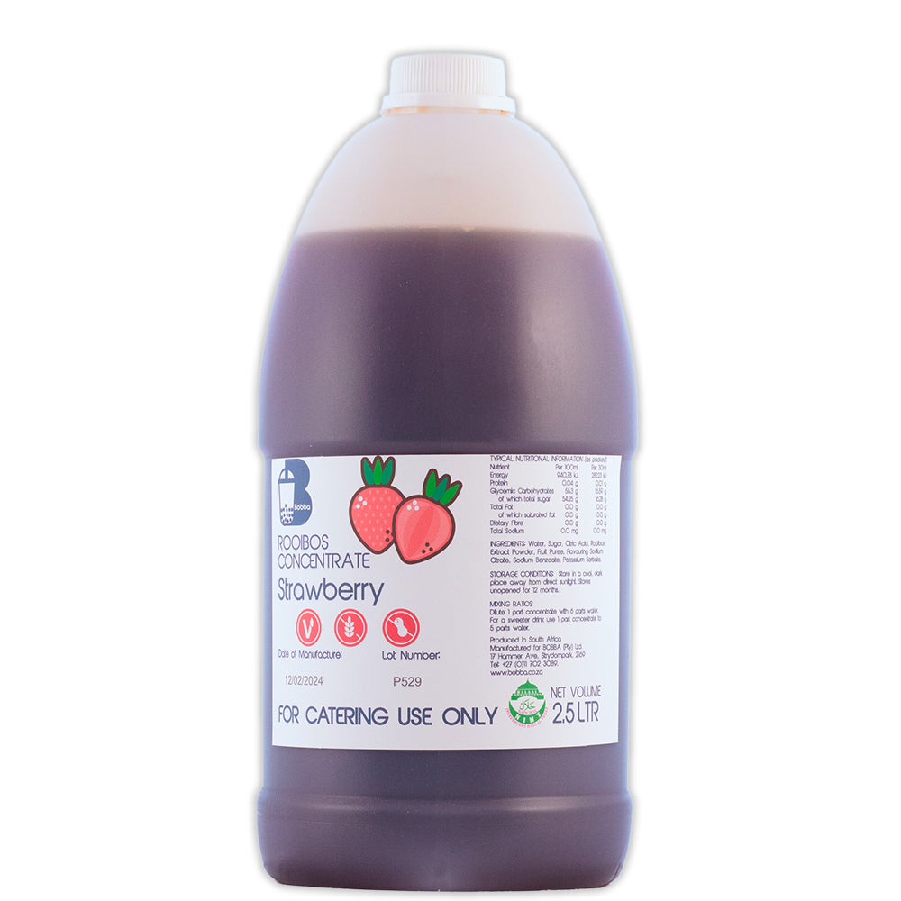 Strawberry Rooibos Iced Tea Concentrate