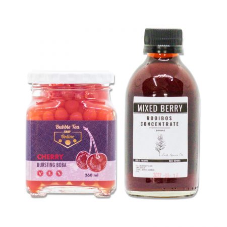 Bubble Tea: Cherry Berry (Makes 4)